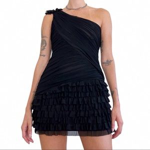 🌹SOLD🌹 Y2K Ruffle Party Dress